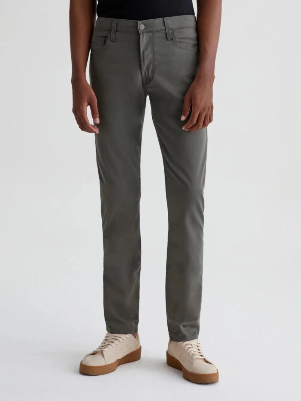 New AG Airluxe Tellis Modern Slim Pants Lightweight Armory Green (Gray) 28 x 34